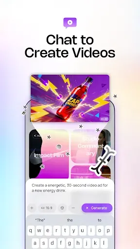 Скриншот 1 — Medeo - AI Video Generator