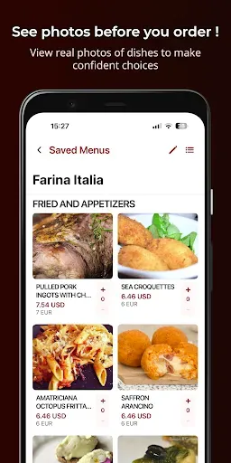 Скриншот 2 — Переводчик Меню AI: MenuGuide