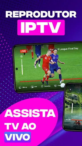Скриншот 1 — IPTV Player - TV ao Vivo