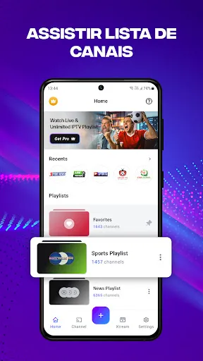 Скриншот 4 — IPTV Player - TV ao Vivo