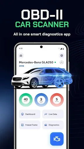 Скриншот 1 — OBD 2: Torque Car Scanner FixD
