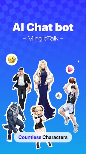 Скриншот 1 — MingloTalk: AI Character Chat