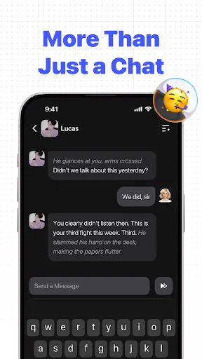 Скриншот 2 — MingloTalk: AI Character Chat