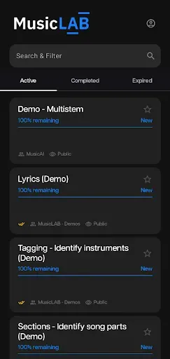 Скриншот 1 — MusicLAB by Music.AI