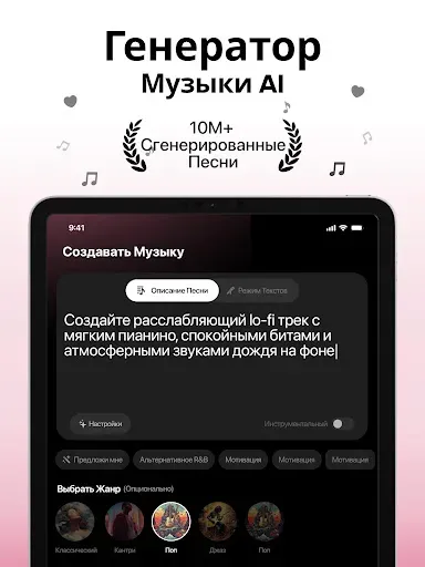 Скриншот 7 — MyTunes: ИИ-генератор музыки