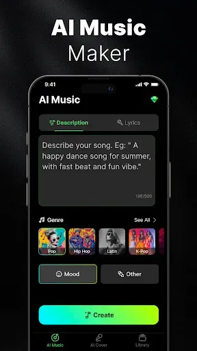 Скриншот 3 — AI Cover&Music Maker · Bach AI