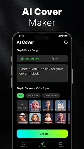 Скриншот 6 — AI Cover&Music Maker · Bach AI