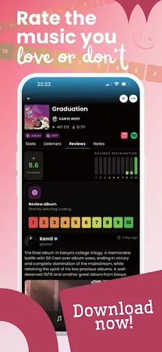 Скриншот 5 — musicat: Music, Stats, Reviews