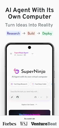 Скриншот 1 — Ninja AI: Chat, Code & Create