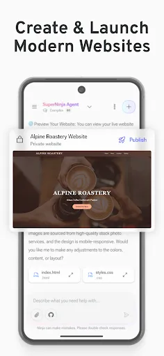 Скриншот 4 — Ninja AI: Chat, Code & Create