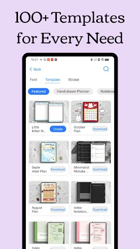 Скриншот 4 — Freenotes - Notes Taking & PDF