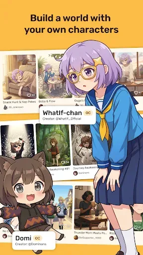 Скриншот 3 — WhatIf: Create Anime Fanfic