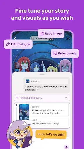 Скриншот 4 — WhatIf: Create Anime Fanfic