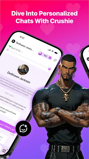 Скриншот 3 — Crushie Al: Romance AI Chat