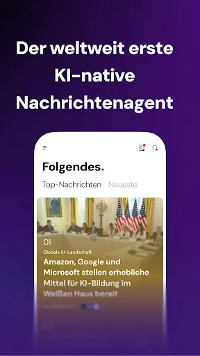Скриншот 1 — Syft: KI-native Nachrichten