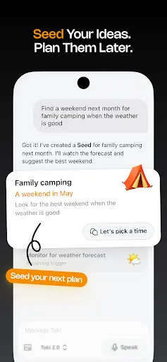 Скриншот 4 — Toki: AI Scheduling & Tasks