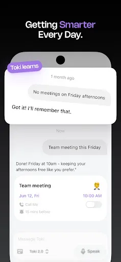 Скриншот 6 — Toki: AI Scheduling & Tasks