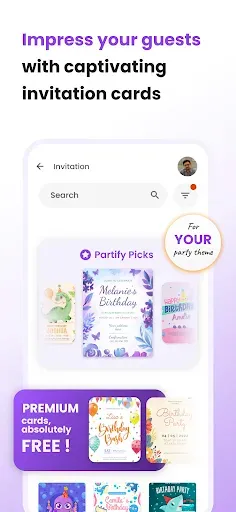 Скриншот 2 — Partify: All Things Birthday