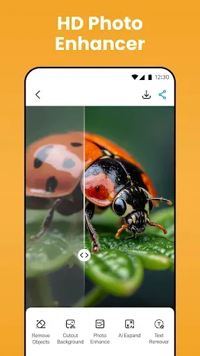 Скриншот 2 — AI Photo Editor - BgMaster™