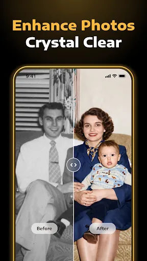 Скриншот 1 — AI Photo Enhancer - Evoke