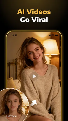 Скриншот 4 — AI Photo Enhancer - Evoke