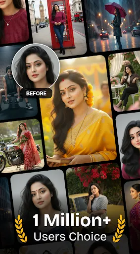 Скриншот 2 — AI Photo Editor & Art - Picsly