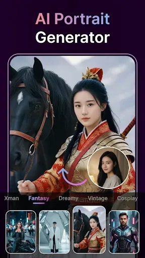 Скриншот 1 — AI Photo Face Editor: PicsLab