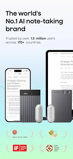 Скриншот 1 — Plaud: AI Note Taker
