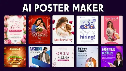 Скриншот 1 — Poster maker AI Flyer 2026