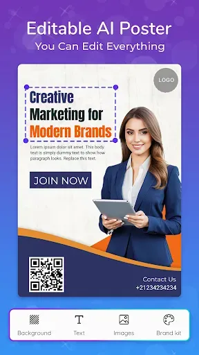 Скриншот 2 — Poster maker AI Flyer 2026