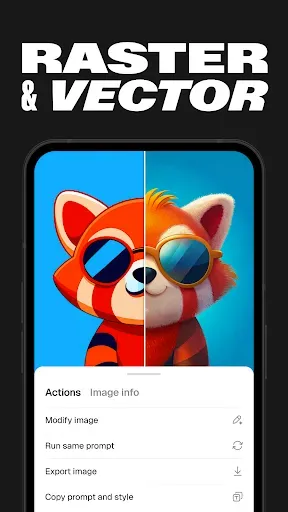 Скриншот 4 — Recraft: AI Images and Videos