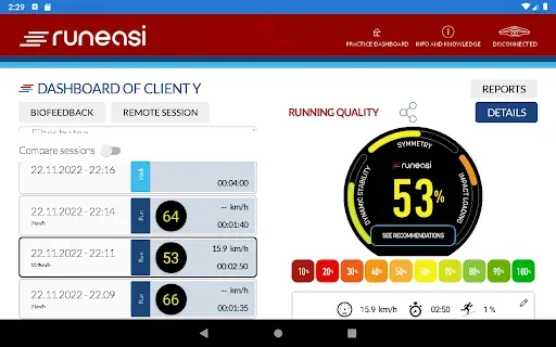 Скриншот 1 — Runeasi: run with quality