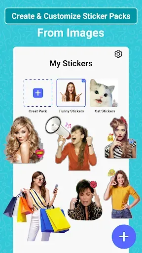 Скриншот 3 — Sticker Maker: Love Stickers