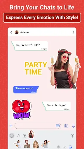 Скриншот 8 — Sticker Maker: Love Stickers