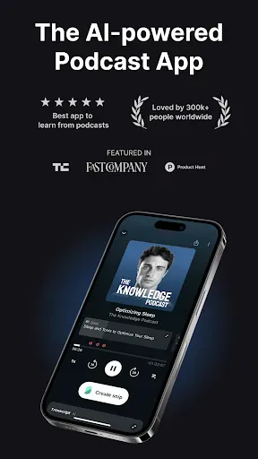 Скриншот 1 — Snipd | AI Podcast Player