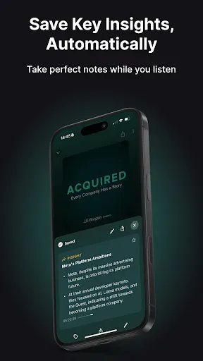 Скриншот 2 — Snipd | AI Podcast Player
