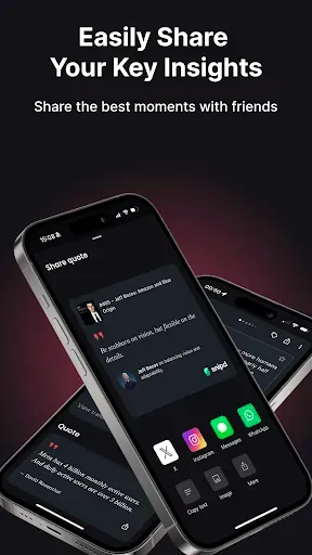 Скриншот 8 — Snipd | AI Podcast Player