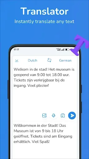 Скриншот 1 — Dutch-German translator
