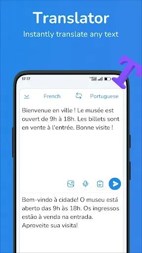 Скриншот 1 — French-Portuguese translator