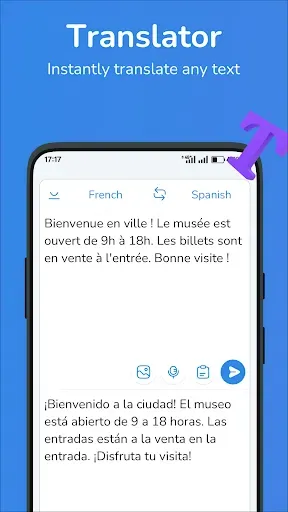 Скриншот 1 — French-Spanish translator