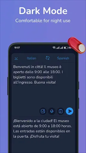 Скриншот 6 — Italian-Spanish translator