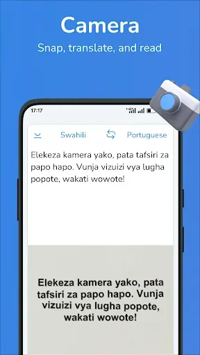 Скриншот 2 — Swahili-Portuguese translator