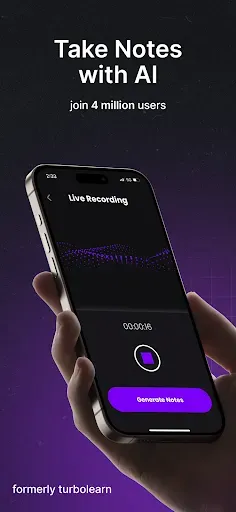 Скриншот 1 — Turbo AI - Notetaker