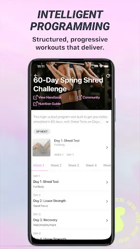Скриншот 3 — Sesh: Workouts for Women