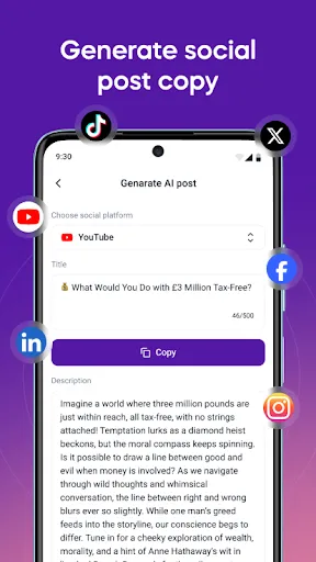 Скриншот 6 — Vizard - AI Video Clip Maker