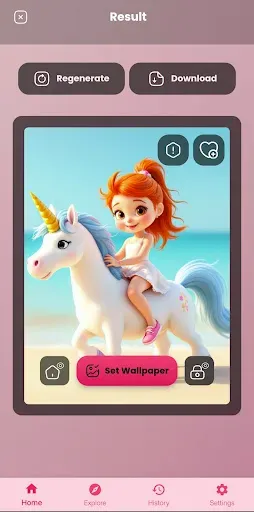 Скриншот 4 — AI Cute Wallpaper App