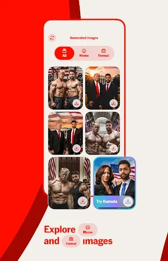 Скриншот 7 — WOMBO Elections: AI Memes