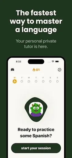 Скриншот 1 — LingoTok - AI Language Tutor