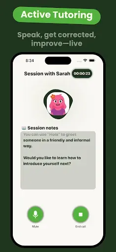 Скриншот 3 — LingoTok - AI Language Tutor