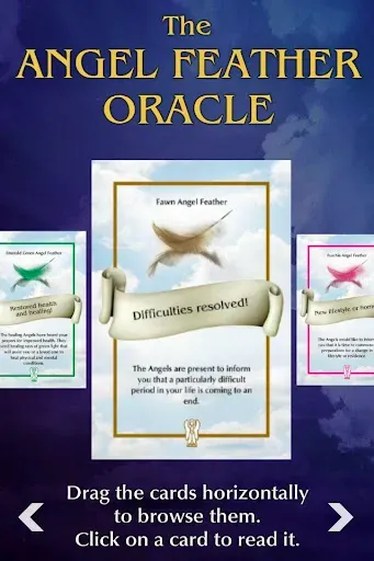 Скриншот 4 — Angel Feather Oracle Cards